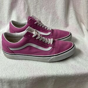 Vans Pink Canvas and Suede Men's
Size 10